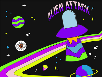 alien attack animation branding children book illustration design illustracion illustration kidsbooks