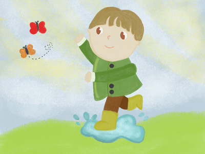 butterfly hunter animation children book children book illustration design illustracion illustration kidsbook kidsbooks