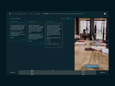 Forest CX platform 03 card design cx player ui research ui