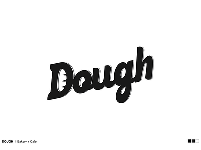 Dough adobe illustrator art direction branding clean design flat graphic design illustrator logo minimal negativespace simple typography vector