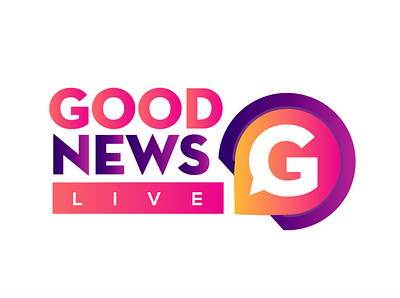 GOOD NEWS LIVE brand branding design cinema illustration logo