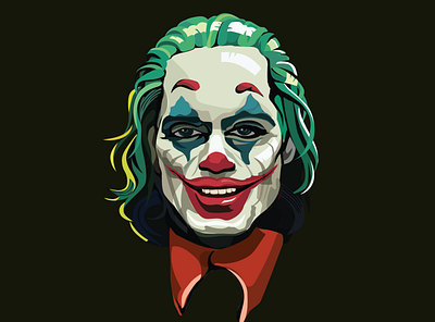 Joker Digital Painting creative happyface smile joker illustration