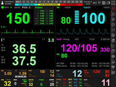 Medical Equipment UI Design