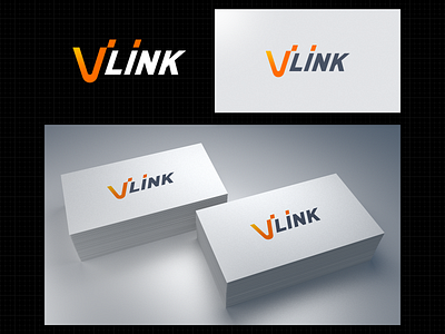 V Link logo design