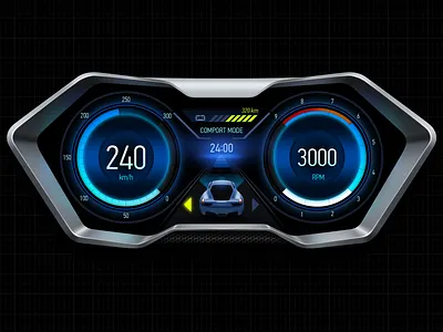 Car Dashboard Design car car dashboard car dashboard design ui uidesign