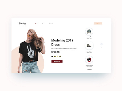 Fashion Woocommerce Concept best website 2019 branding ecommerce fashion protikha typography ui website woocommerce woocommerce theme