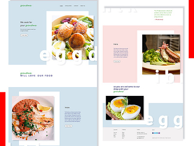 Food Shop Landingpage Concept best website 2019 creative food protikha restaraunt restaurant shop ui ux website woocommerce