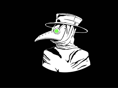 Plague Doctor design illustration vector