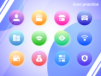 Icon practice icon ui ux