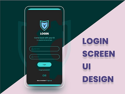 Login Screen UI Design v9 with android code android designforest ios login loginscreen uimagic uplabs web