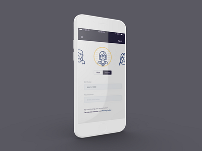 profile setting page app card design detail page profile ui uiux uiuxdesign