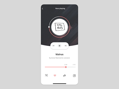 music app UI concept 2 app card design detail page music music app ui uiux uiuxdesign