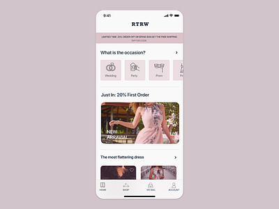 Shopping app UI concept app card design detail page ecommerce shopping shopping app ui uiux uiuxdesign