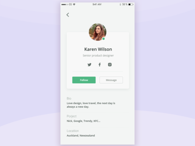 Contact Card designs, themes, templates and downloadable graphic ...