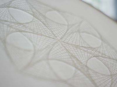 Curve Stitch art craft design embroidery pattern