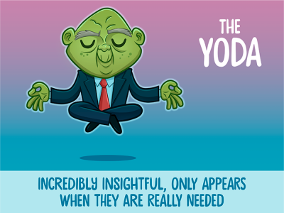Yoda blog business cartoon consultant infographic manager post project stakeholder