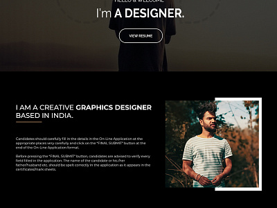 Personal Website Design