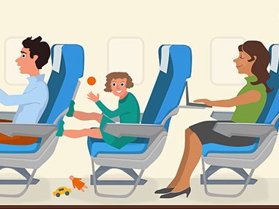 Travel Info graphic airplane illustration info graphic people travel