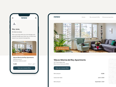 Renew  — A webapp to help renters
