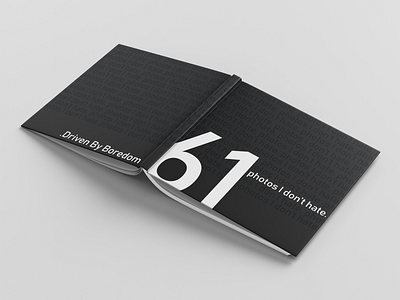 61 photos I don't hate - Book black white cover cover book cover design mock up mock up