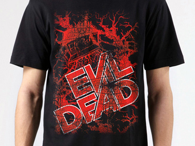 Evil Dead Graphic T-Shirt 2 darkflow media evil dead evil dead poster evil dead t shirt slade carter