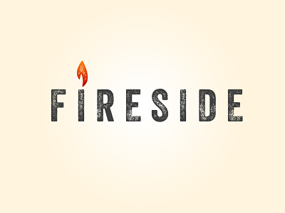 Fireside, option 2 ash grunge noir simple
