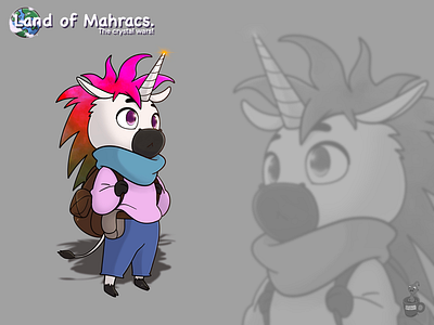 Uni cartoon character coffeescartoon cute unicorn