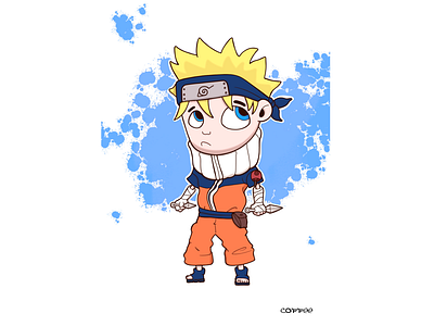 Naruto cartoon chibi cute fanart naruto ninja