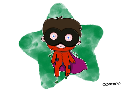 Supa Onesie cartoon coffeescartoons onesie superhero