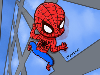 Spider-man cartoon character coffeescartoon comics hero marvel