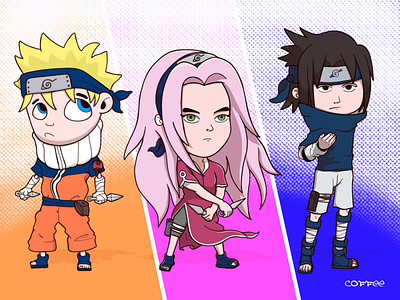 Team 7 fanart naruto ninjas sakura sasuke