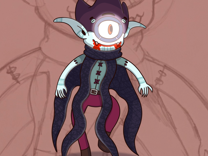 Mallor destruction evil cute coffeescartoon