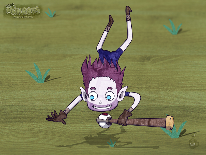 Chino Huntley hero staff summoner mahracs familiars coffeescartoon