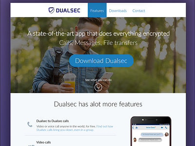 Dualsec UI Design Shot #1 design ui ui ux design ux web ui design