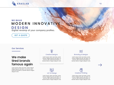 Design Agency - Kraslab design ui ui ux design ux web web ui design