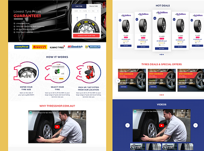 Dribble Tyre Website Design design ui ui ux design ux web web ui design
