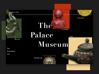 Daily UI 3 | The Palace Museum daily 100 challenge daily ui dailyui landing landing page landing page design layout page ui web web design webdesign website design