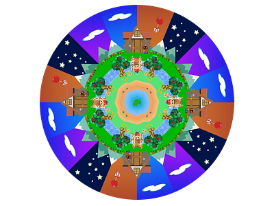 Animal Crossing Mandala