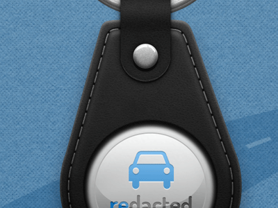 Keychain ios keychain leather logo texture