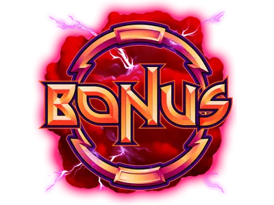 Bonus Symbol font icon lightning slot symbol text viking