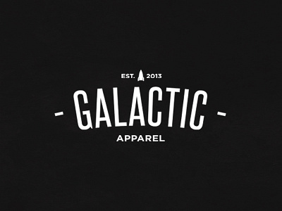 Galactic Apparel Logo animation apparel design galactic graphics logo motion space tshirt