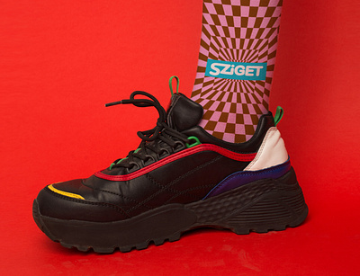 Sziget Merchandise colors fasion festival merch merchandise shoe shoeporn sneaker socks