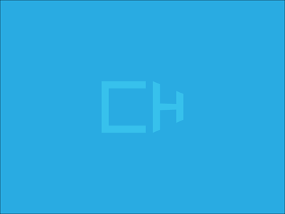 The Bride of CH blue logo no go typography