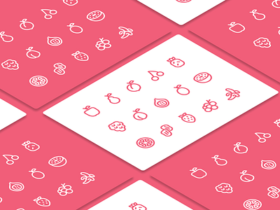 Fruit Icon Set