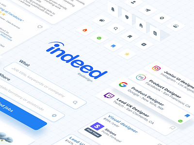 Design System Indeed App redesign