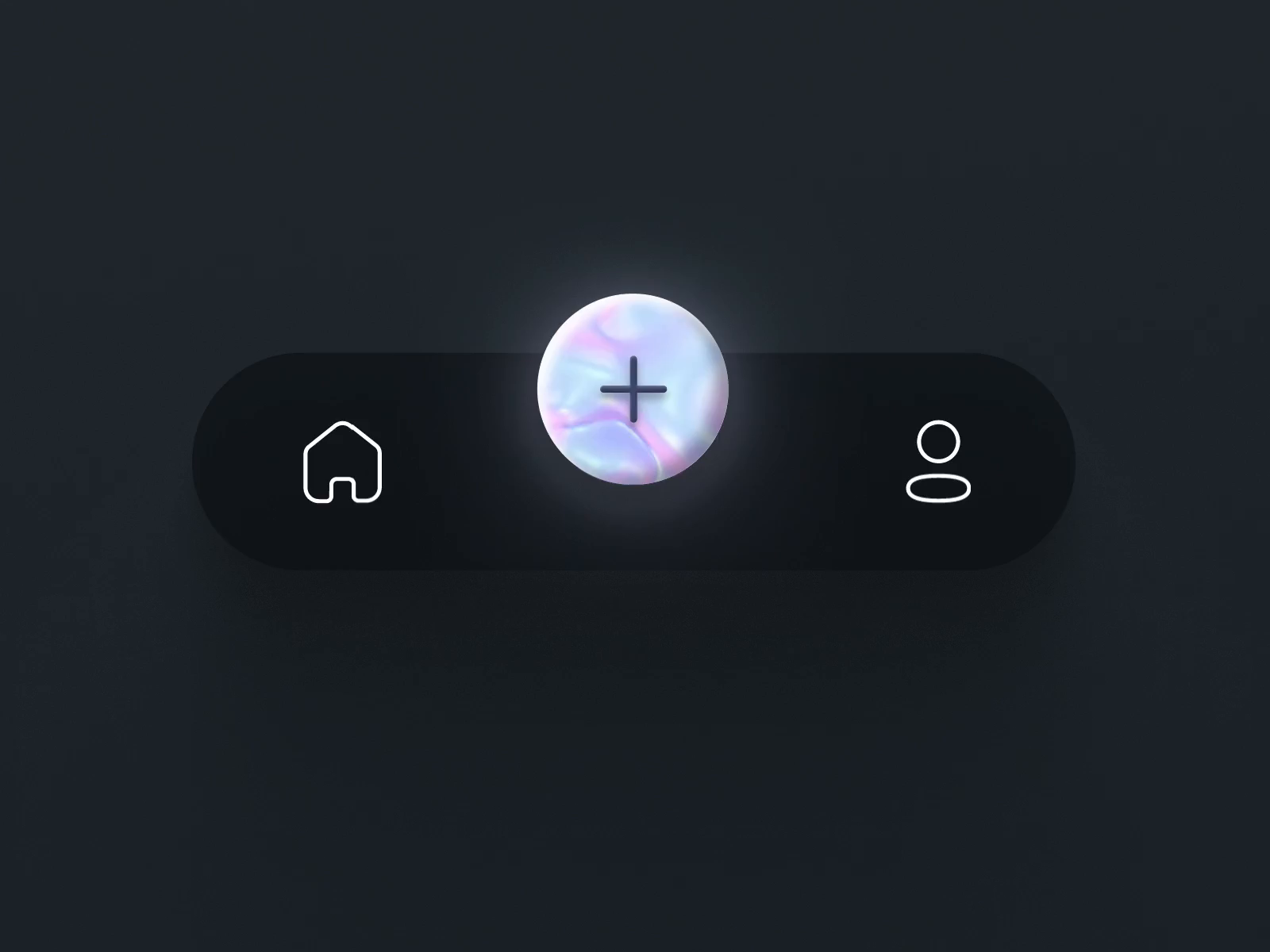 Blurred Animated Navbar for NFTs App by Enrico Deiana for QClay on Dribbble