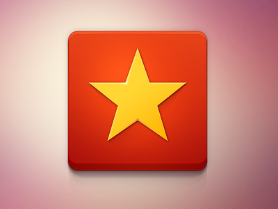 China app china design icon idea ios logo morning red star wind yellow