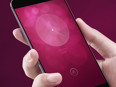 MEIZU barry china lock love pink screen theme