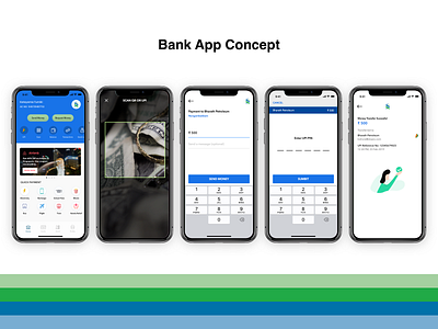 Bank App Concept concept mobile app design ui ux