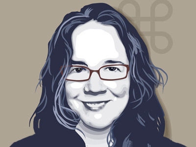 Self Portrait face illustrator portrait vector woman